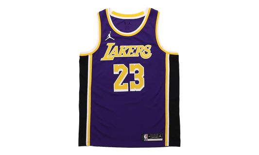 NBA Los Angeles Lakers Statement Edition 2020 Swingman Jersey "Lebron James - Purple / Yellow" CV9481 508