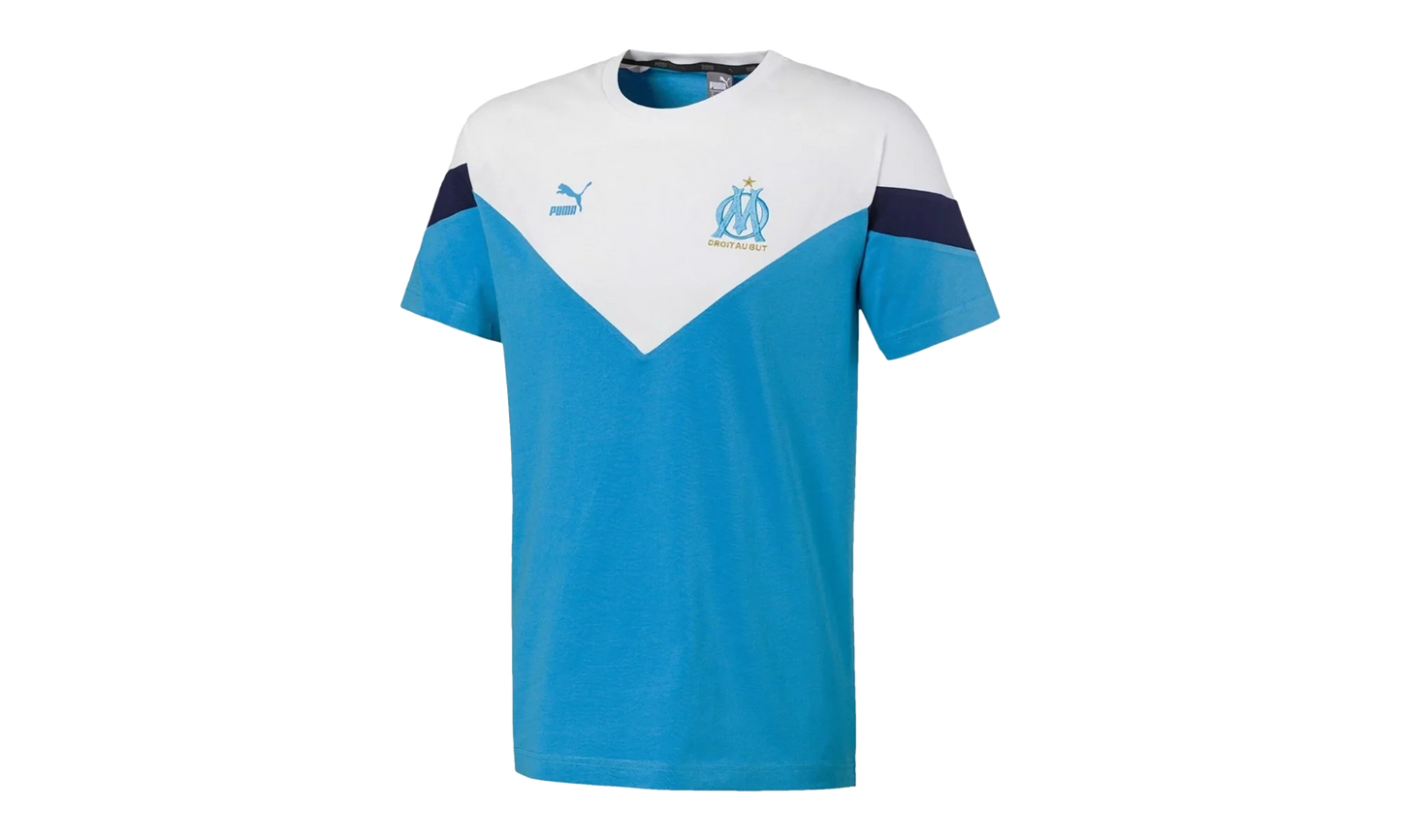 Iconic MCS Tee "Olympique de Marseille - Bleu Azur" 756726 02