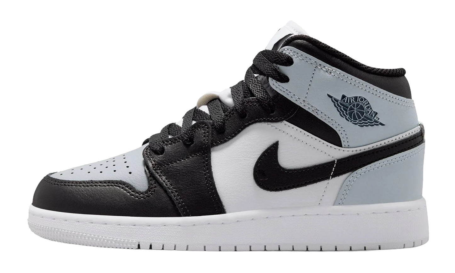 Air Jordan 1 Mid GS "Black Aura Squadron Blue" DQ8423 002