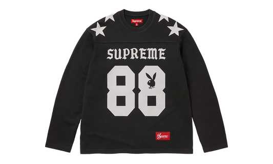Playboy® L/S Football Top "SS26 - Black" SU27098
