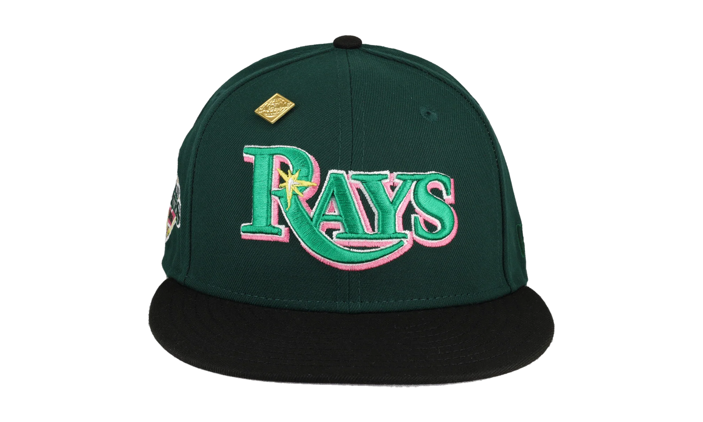 59FIFTY Tampa Bay Rays Refresher Collection 2008 World Series Fitted Hat "Dark Green" 123451291850