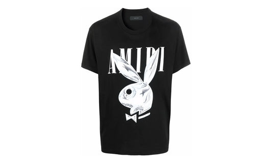 Metallic Playboy Bunny T-Shirt "Black" MJLT013 001