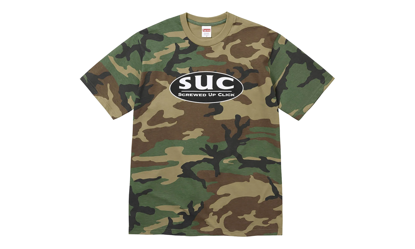 DJ Screw SUC Tee "SS26 - Woodland Camo" SU27361