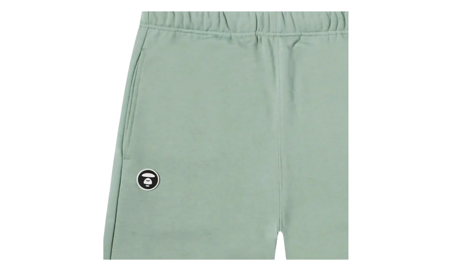 AAPE One Point Fleece Shorts "Green" 9G00B8X0
