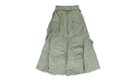MULTI POCKET SKIRT "GREEN" 11200780011AW23