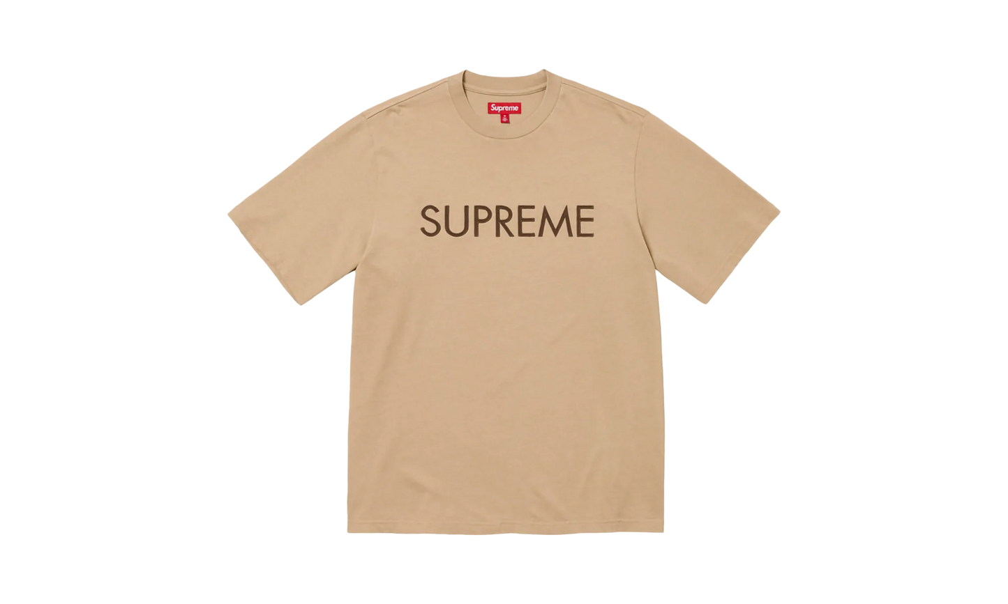 Capital S/S Top "SS25 - Dark Tan" SU25381
