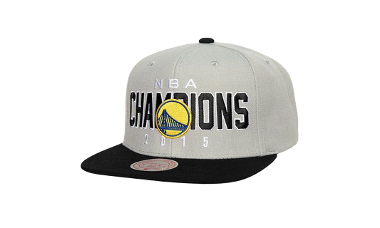 NBA Champ Hardwood Classics Snapback Cap "Golden State Warriors - Grey / Black" HHSS4512 GSWYYPPPGYBK