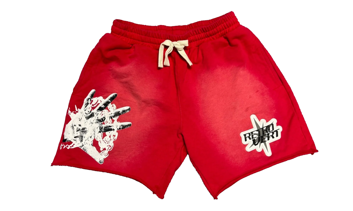 Hands Shorts "Red" RET019