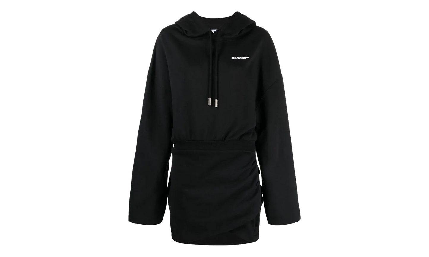 For All Hooded Sweatdress WMNS "Black" OWDB423C99JER0011001