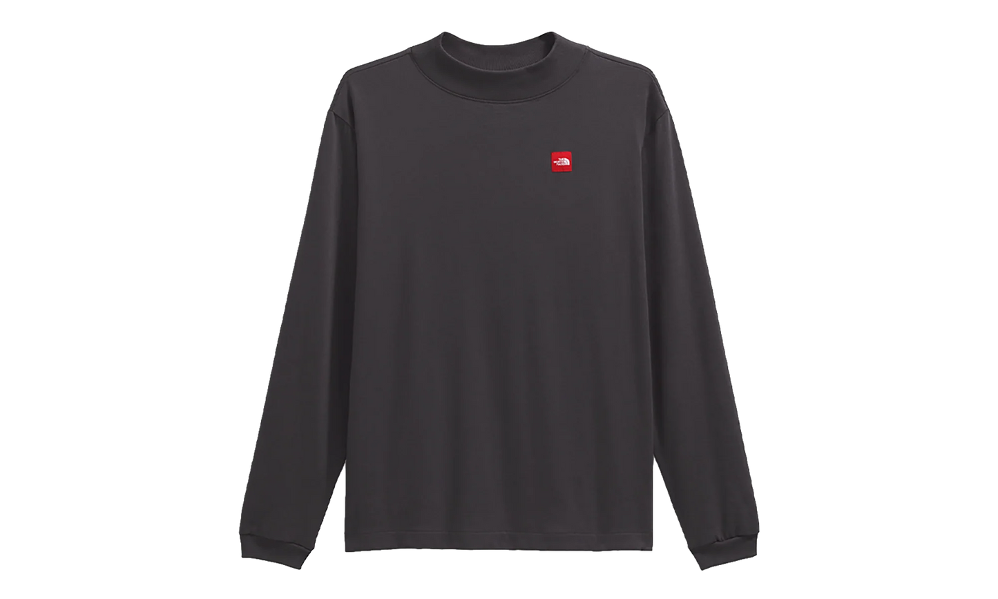 Red Box Long-Sleeve Tee "Obsidian" NF0A8EG4 0SA