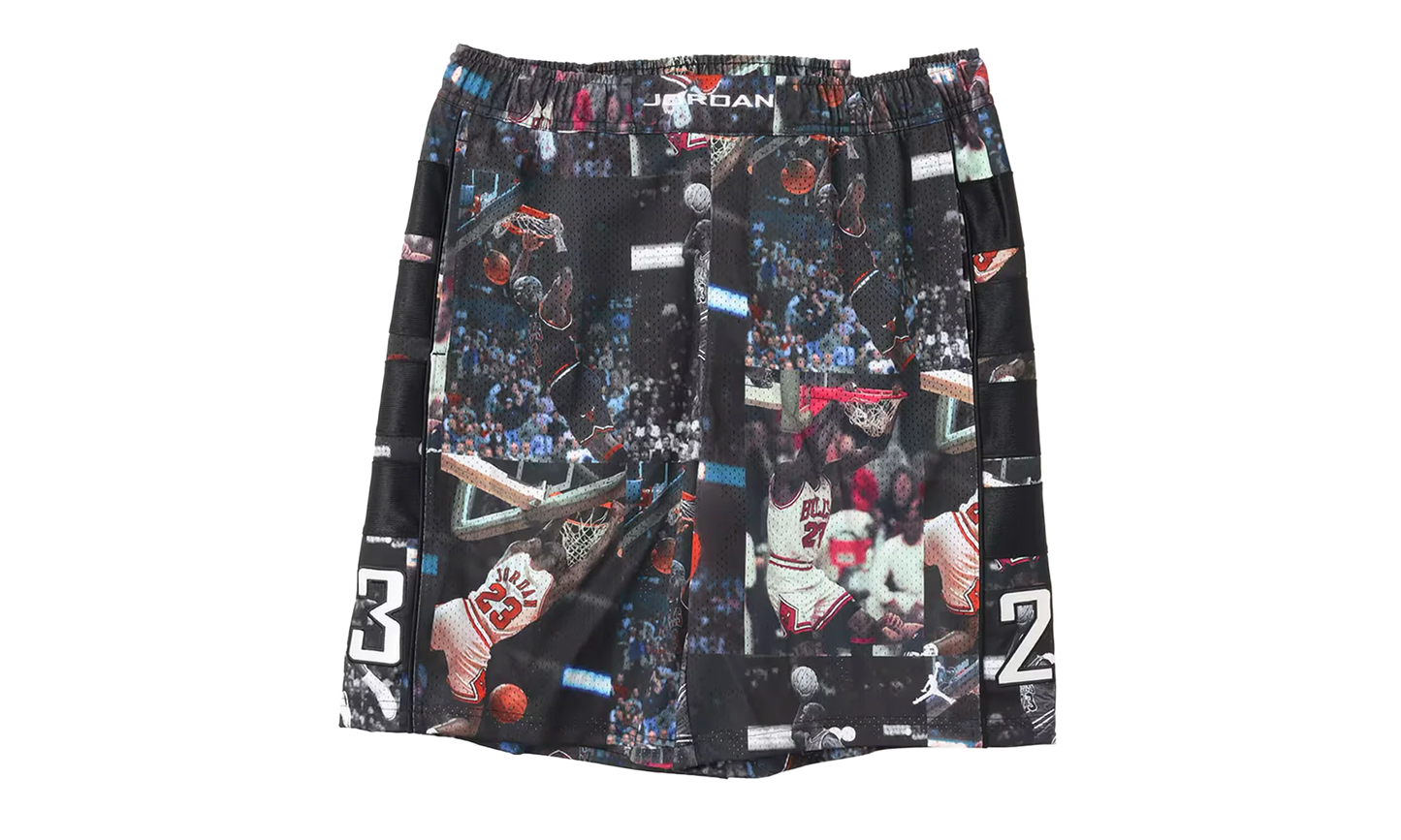 Jordan Flight AOP Printed Cat Scratch Shorts "Black" IF1841 010