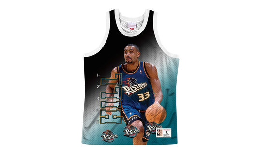 NBA Behind The Back Jersey "Detroit Pistons Grant Hill" MSTKMI19002 DPIWHITGHI