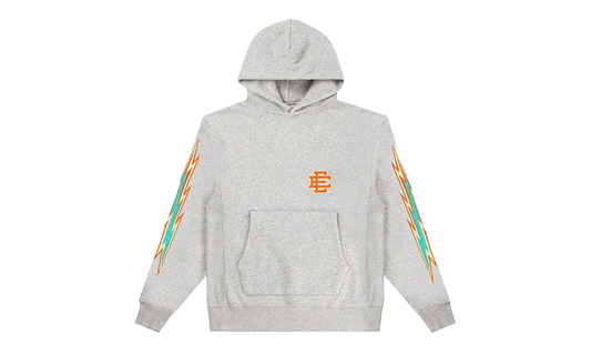 EE BASIC HOODIE "SS24 - Grey/Orange Bolt" EE501