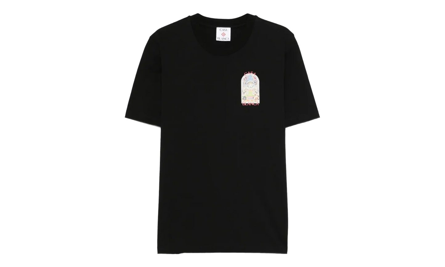 Tennis Landscape T-Shirt "Black" MSS26JTS00109