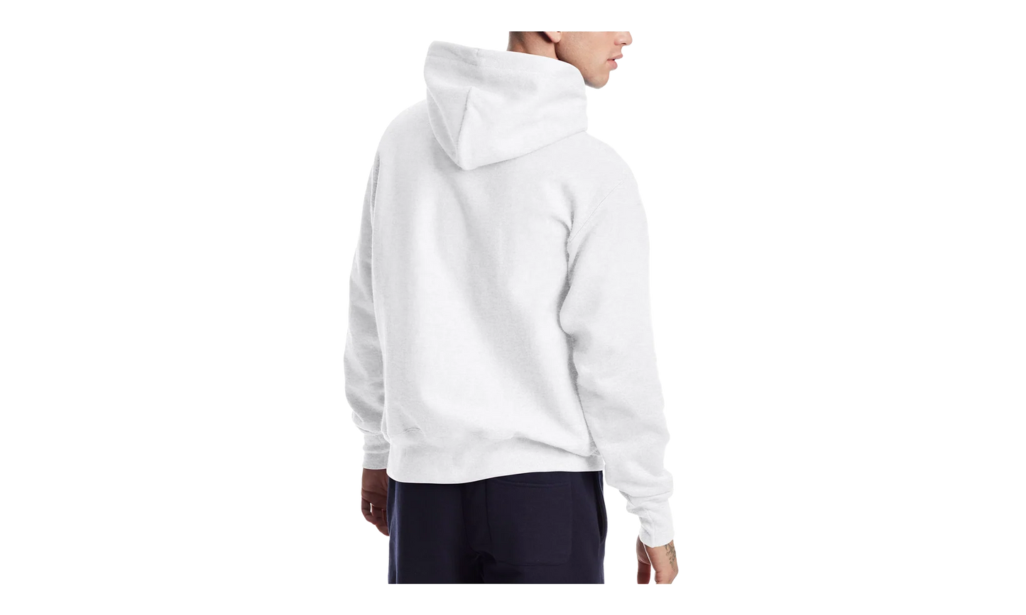 C-Life Reverse Weave 3-D Logo Pullover Hoodie "White" GF68 586333 100