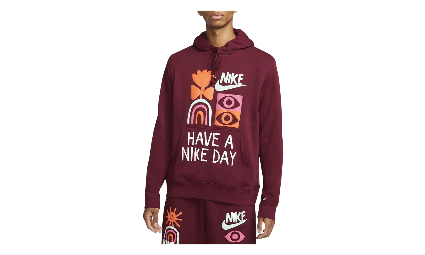 Sportswear French Terry Pullover Hoodie "Dark Beetroot" DQ4171 638