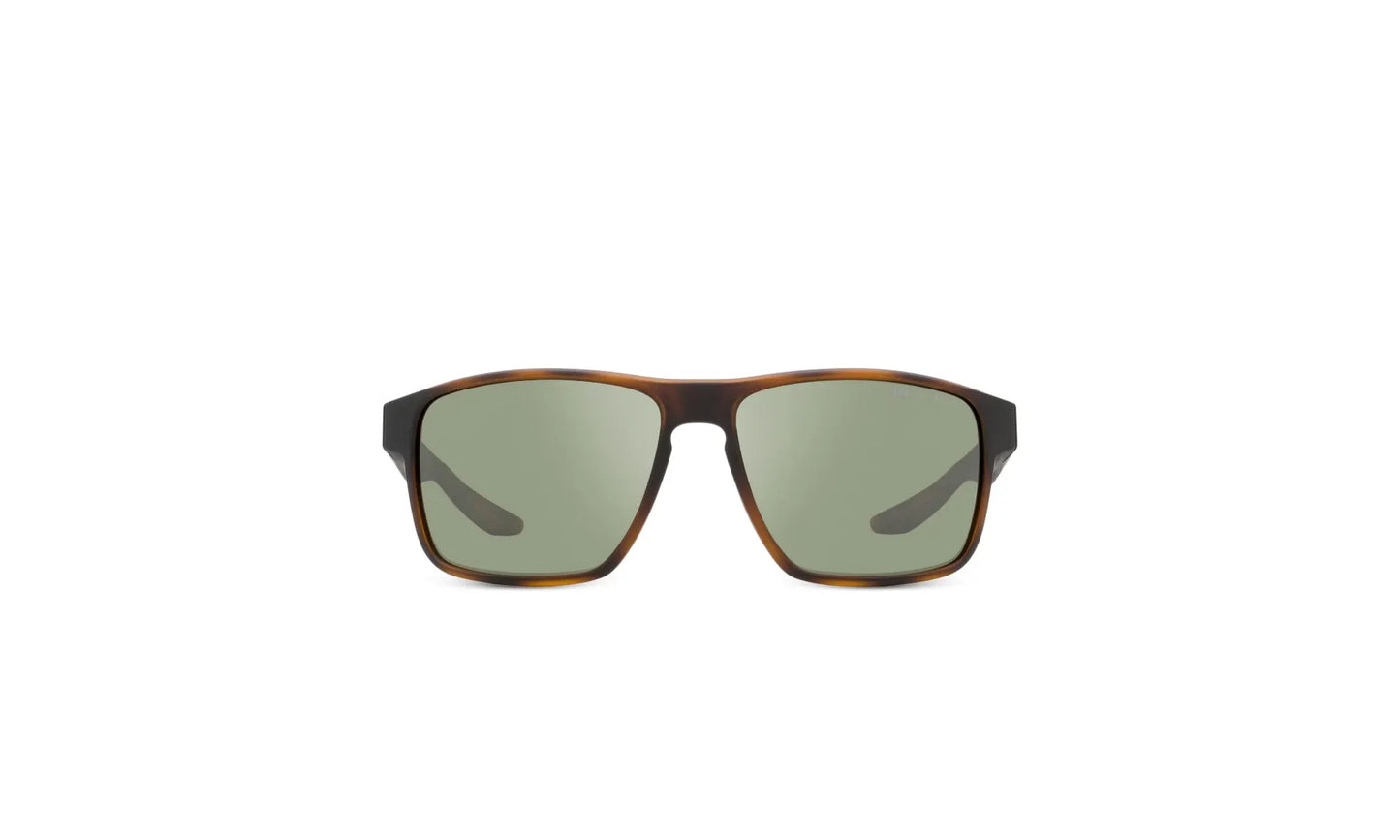 Essential Venture Sunglasses "Matte Tortoise / Green / Gunmetal Flash" EV1001 200