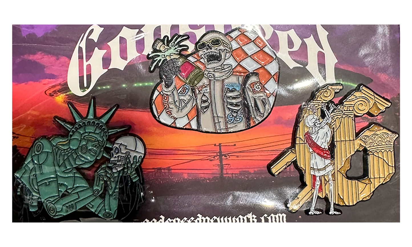 NYC Pins (3 Pieces) "Multicolor" GS045