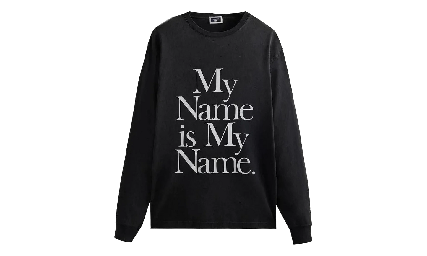 The Wire My Name Is My Name Vintage Longsleeve Tee "Black" KITH68
