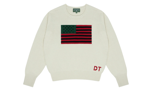 1619 Pan African Flag Sweater "Cream" DT407