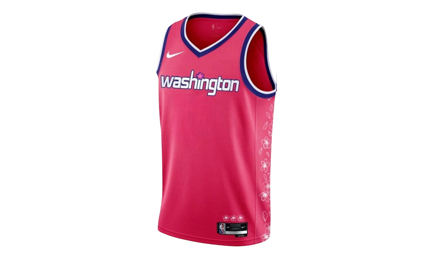 NBA Washington Wizards Cherry Blossom City Jersey "Dynamic Pink" DO9647 682