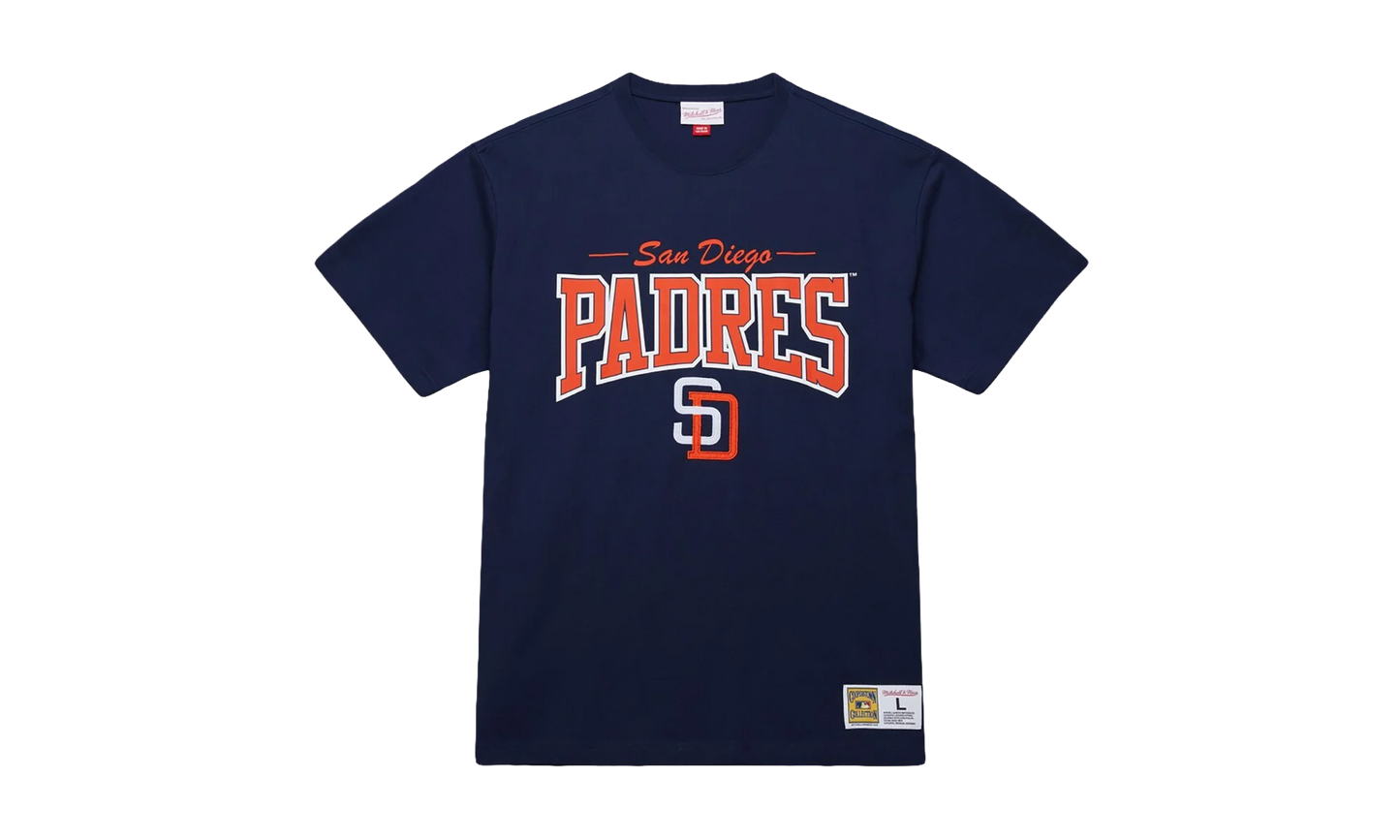 Throw It Back Vintage Logo Short Sleeve T-Shirt "San Diego Padres - Navy" FC9297 SDPNAVY