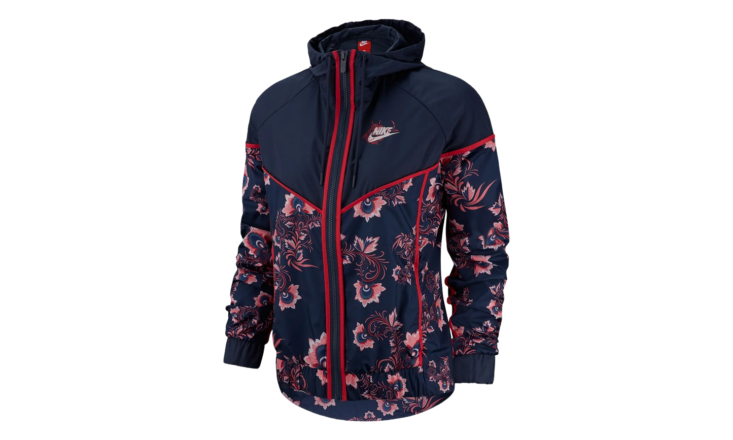 Floral Print Jacket WMNS "Blue" 922188 471