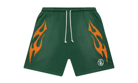Flame Shorts "Green / Orange" HSR104