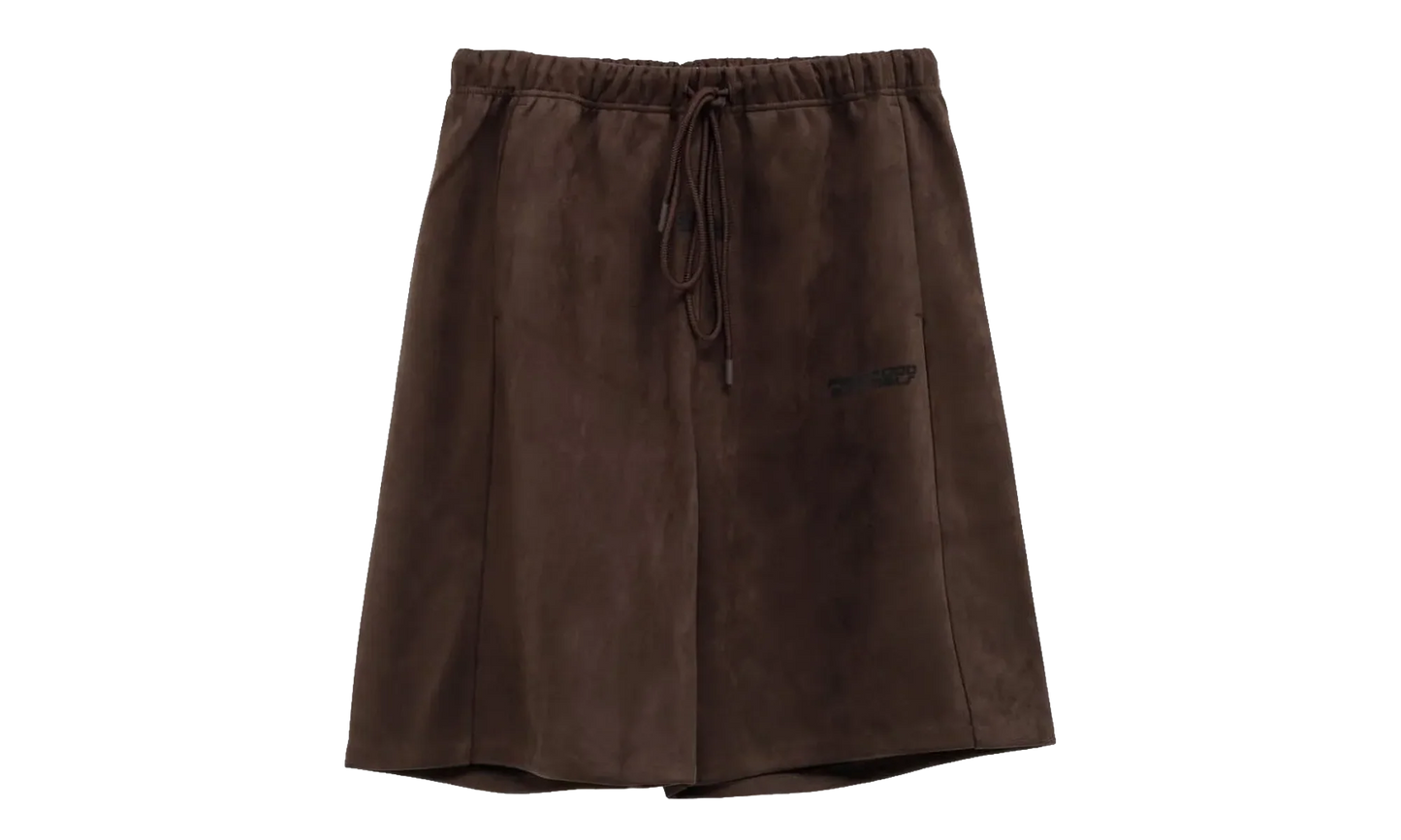 Suede Fleece Relaxed Short "Brown" 160HO254692F