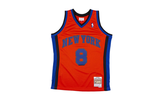 NBA Latrell Sprewell Reload Swingman Jersey "1998 New York Knicks - Orange" SMJYCP19287 NYKORAN98LSP