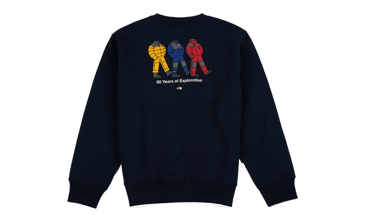 TNF Celebration Relaxed Crewneck Sweatshirt "Summit Navy" NF0A8GAT8K2