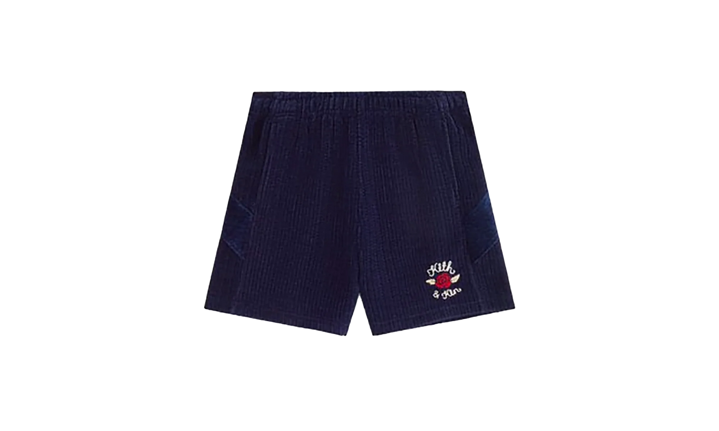 Bonded Pointelle Rayne Short WMNS "Navy" KITH22