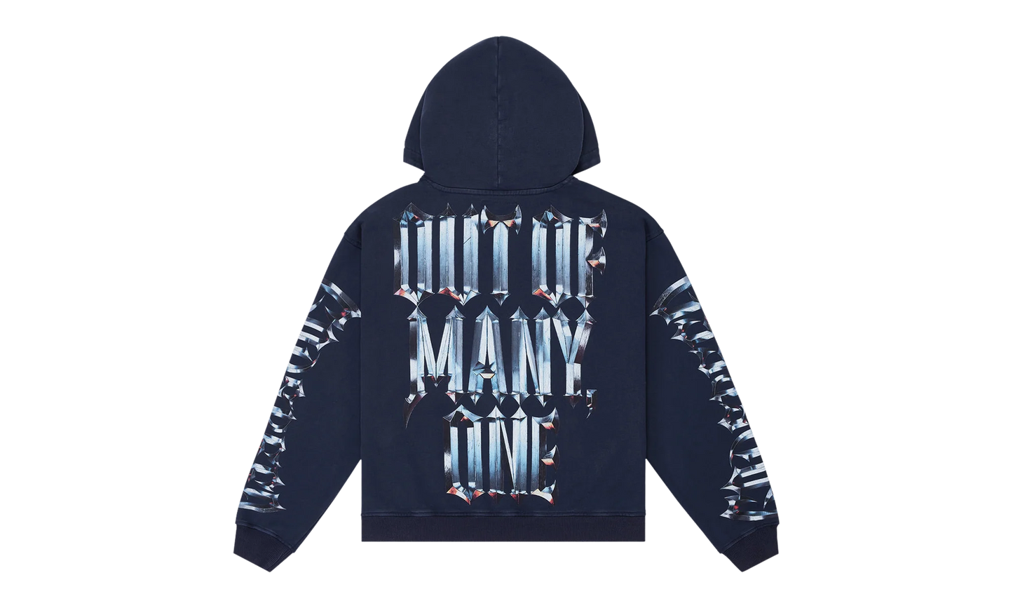 Chrome Motto Hoodie "Navy Wash" 10079168