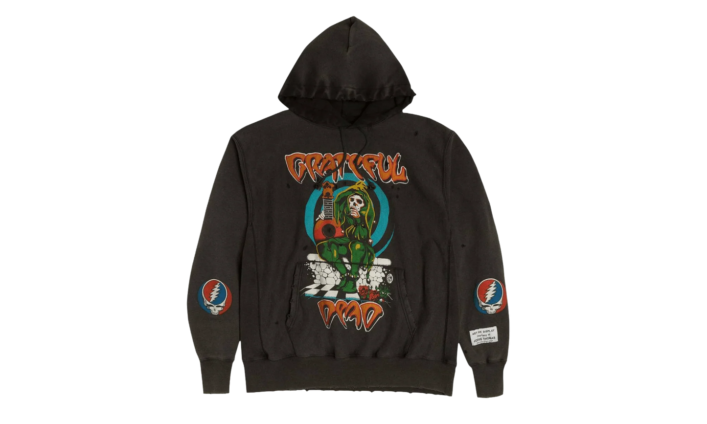 Grateful Dead Hooded Sweatshirt 'GOAT Exclusive' "Black" GDGDHWBGE