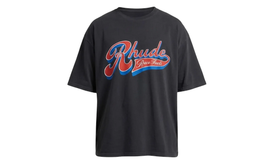 Pit Stop T-Shirt "Vintage Black / Red / Blue" RHSS26TT03012 BLK