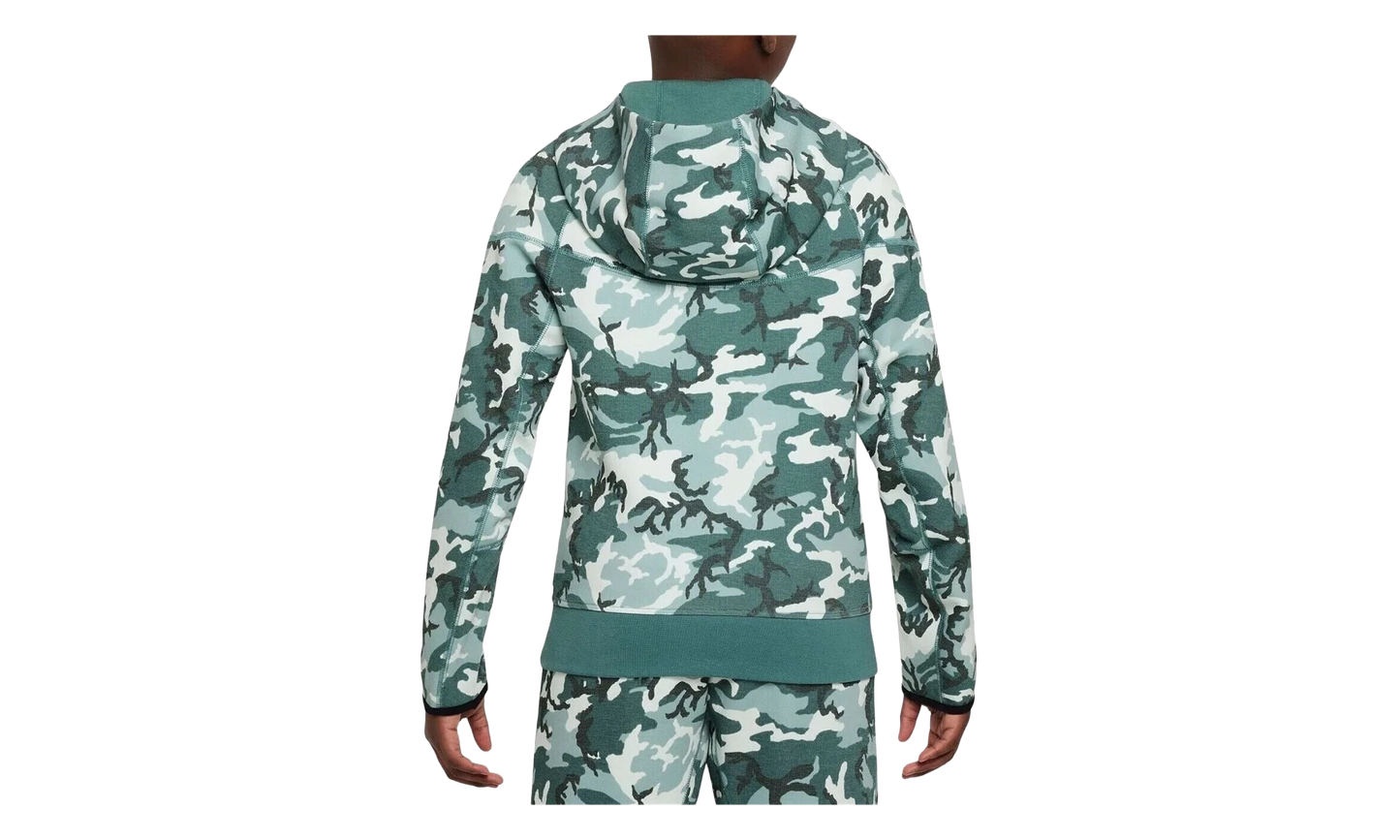 Sportswear Tech Fleece Full Zip GS "Green Camo" FN9118 361