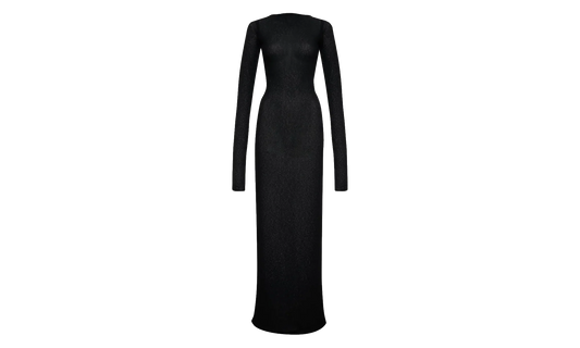 Sheer Knit Jersey Dress WMNS "Black" RHSS24DR02852372 BLK
