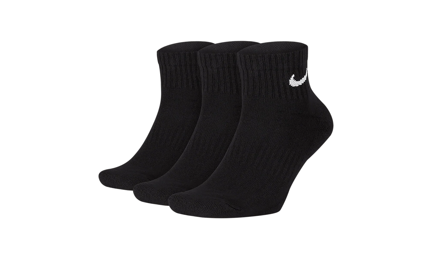 Everyday Cushioned Training Ankle Socks (3 Pairs) "Black / White" SX7667 010