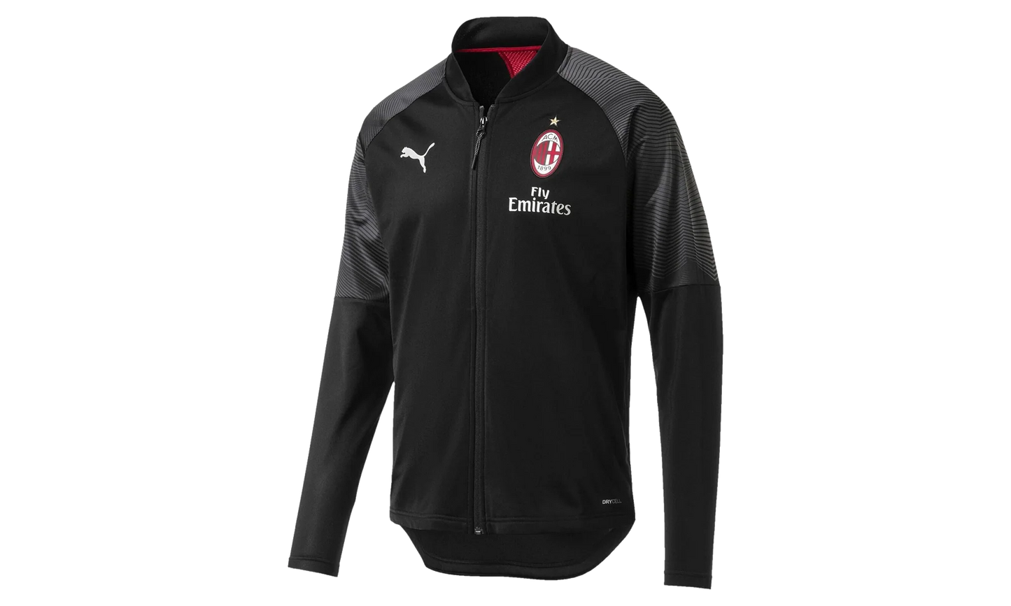 AC Milan Stadium Poly Jacket "Puma Black / Tango Red" 754864 01