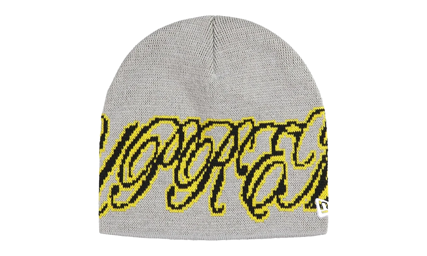 New Era Cursive Beanie "SS26 - Grey" SU27256