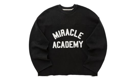 Varsity Long Sleeve T-shirt "Black Sunfade" Y6 T27G32 021