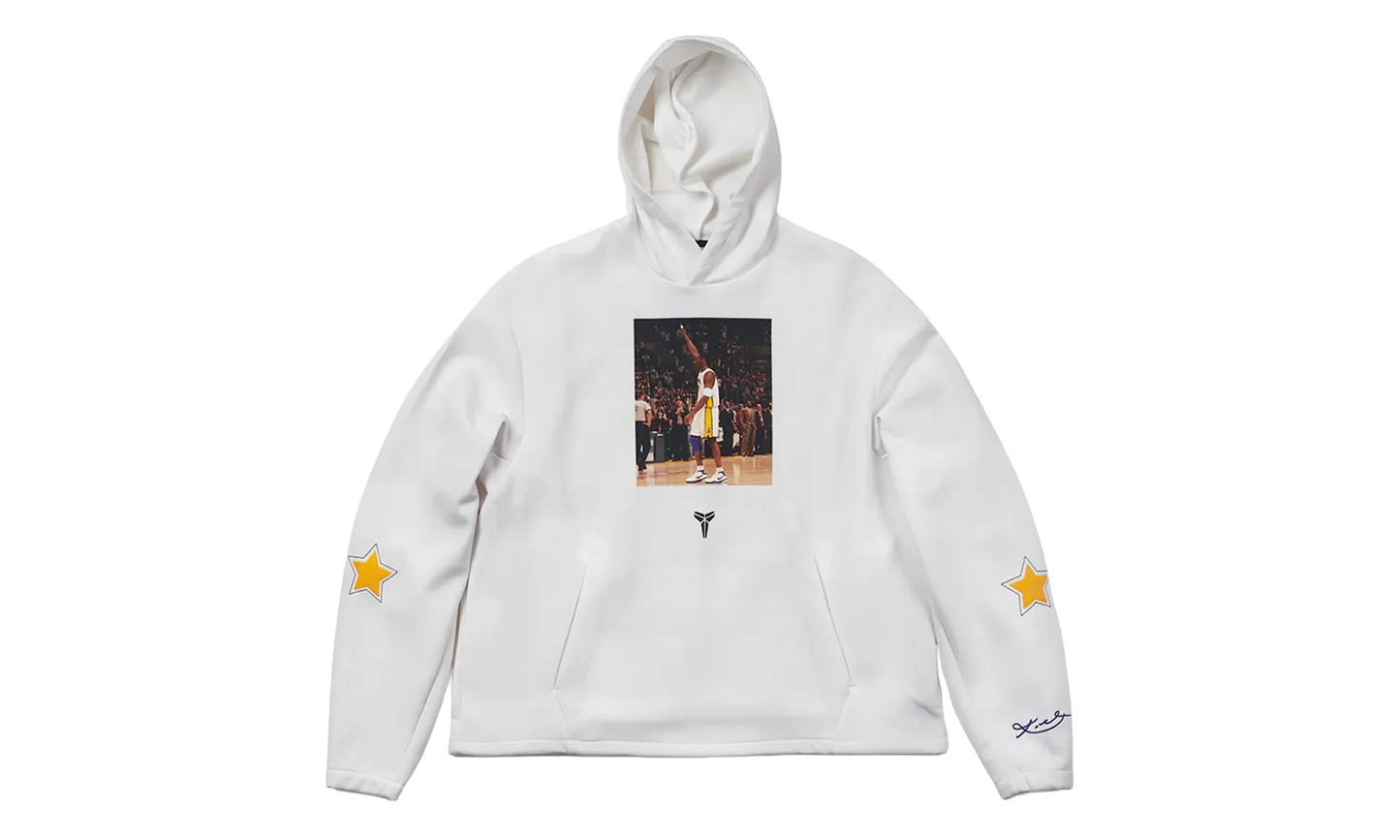 Kobe Bryant 81 Fleece Hoodie "White / Black" IO9561 100
