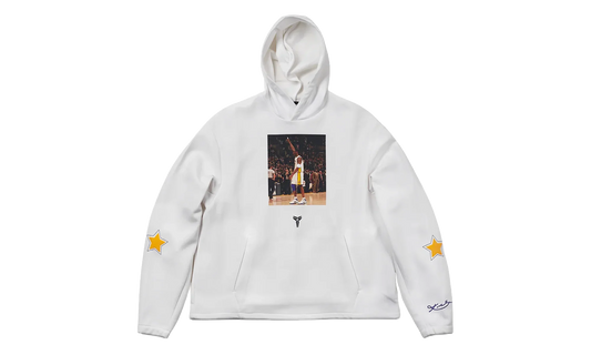 Kobe Bryant 81 Fleece Hoodie "White / Black" IO9561 100
