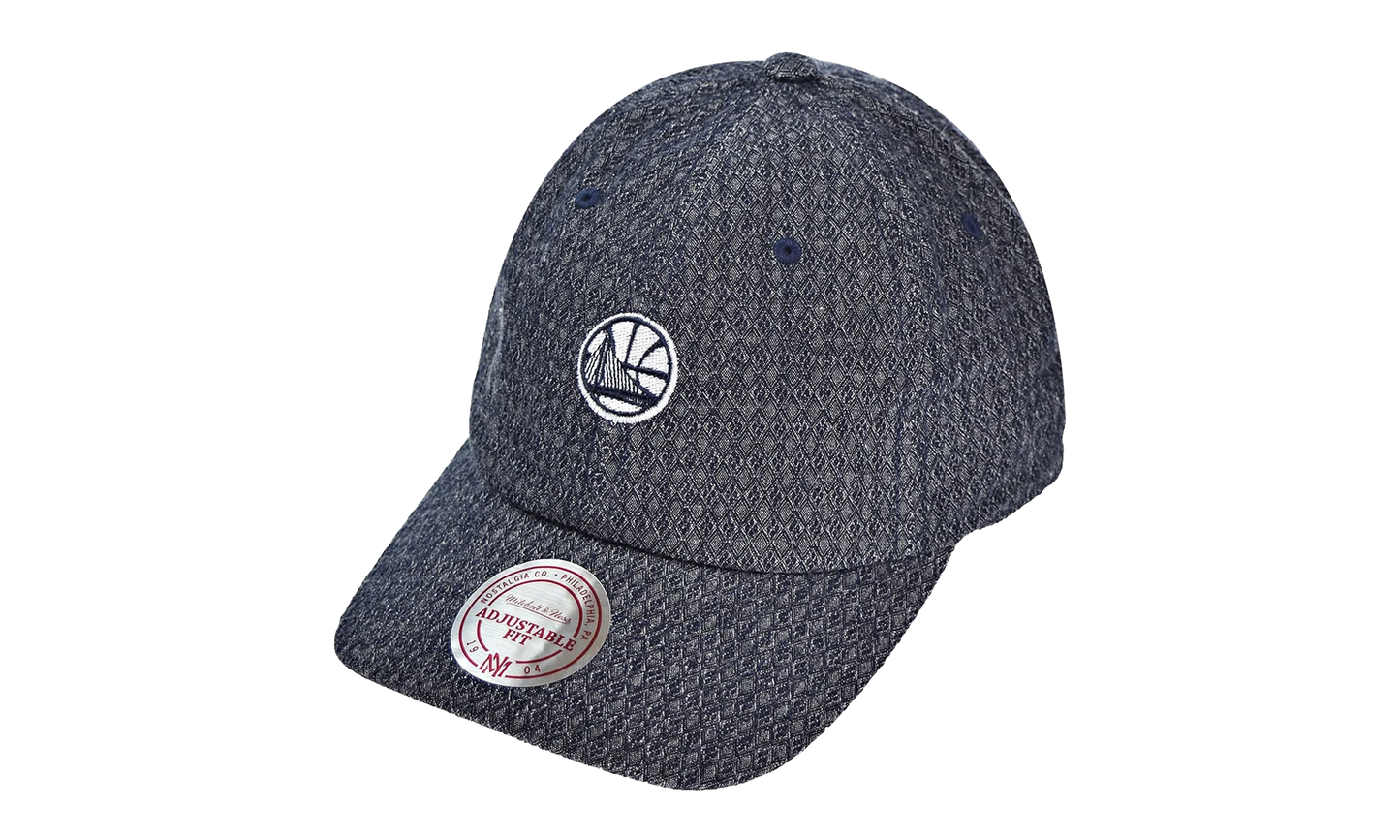 Denim Slouch Strapback Hat "Golden State Warriors - Grey" QA32Z 5WARRI
