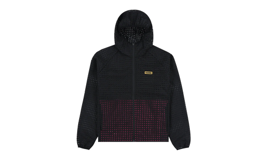System Plaid Hooded Jacket "Black" P26SP003-BLK