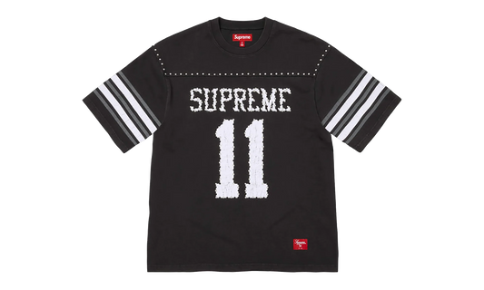Studded S/S Football Top "SS26 - Black" SU27035