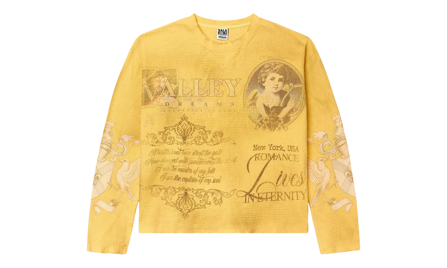 CELESTIAL THERMAL SWEATSHIRT "YELLOW" VAL123