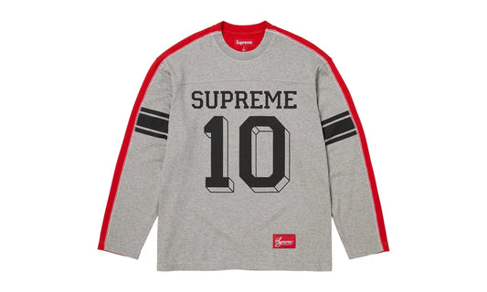 Split L/S Football Top "FW25 - Grey" SU26886