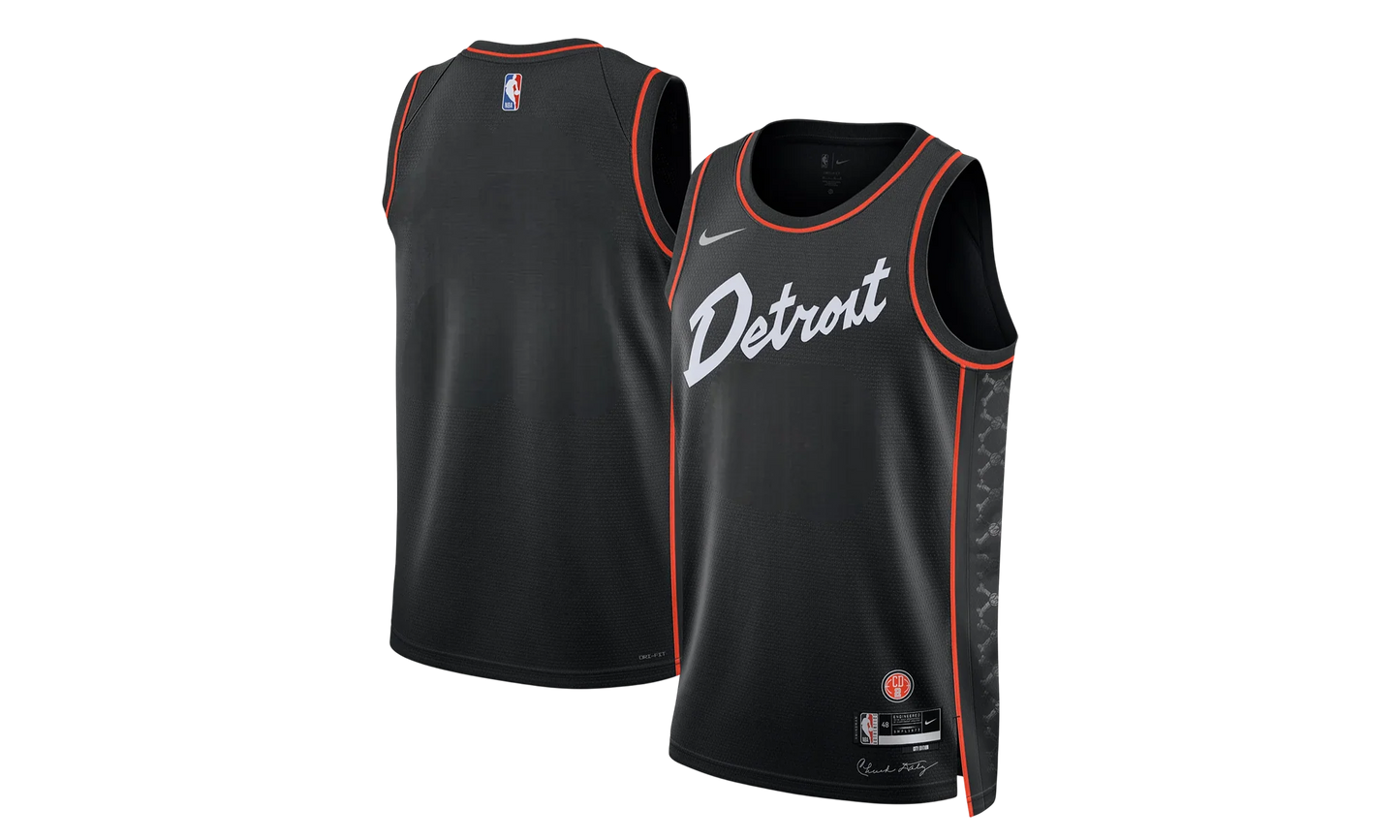 NBA City Swingman Jersey "2023-24 Detroit Pistons -Black" DX8531 010