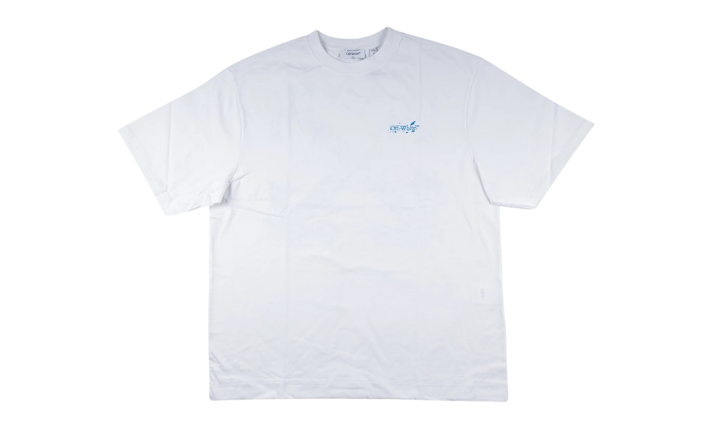 PAINT SPLATTER ARROW DIAG SKATE FIT TEE "White" 44OWOS26T064 100